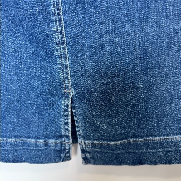 Aritzia The Castings Classic Denim Pencil Skirt Blue - Picture 5 of 9